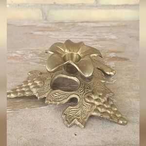Vintage Brass Candle Holder